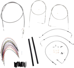 Control Ss 02 Flh Woc 14 - Kabel Kit 14" Braided Edelstahl Lenker W/O Abs