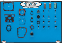 Dichtungs-, Dichtring- und O-Ring-Display f&uuml;r Twin Cam-Motoren	