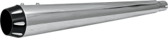 Endcap schwarz Fluted F Meg - End Cap Megaphone Fluted schwarz