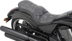 Ez Glide II&trade; R&uuml;ckenlehnen-kompatible tiefe Leder-Touring-Sitzbank