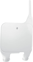 Frt #Plate Rm 89-95 Wht - Inverted Gabel Number Plate Suzuki Rm125/250 White