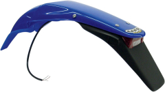 hinten Schutzblech Wr blau - Enduro hinten Schutzblech W/ Stop-Licht hinten Yamaha Wr250/450f Refelx-blau
