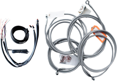 Komplettes Edelstahlflex-Bowdenzug-/Bremsleitungsset