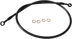 Komplettes Scout Edelstahlflex-Bowdenzug-/Bremsleitungsset