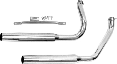 Konische 1-3/4" Doppel-Schalld&auml;mpferrohre