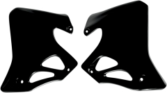 K&uuml;hlerabdeckungen Cr125-250 95-6schwarz - K&uuml;hlerh&uuml;lse Covers Honda Cr125/250 schwarz