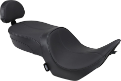 Low-Profile Touring Seat With Passenger Backrest