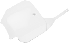 Plate # Hon Crf150 Wht - Front Number Plate Honda Crf150r White