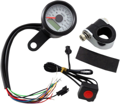 Programmierbarer 1-7/8" Tachometer mit Anzeigenl&auml;mpchen, z&ouml;llig