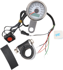 Programmierbarer elektronischer Mini-Tachometer mit Kilometerz&auml;hler/Tageskilometerz&auml;hler