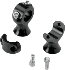 Risers Slimline 1.75" schwarz - 44,5 Mm Slimline Steel Risers schwarz Electroplate
