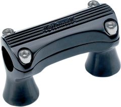 Risers Thunder 2" schwarz - 51 Mm Thunder Steel Riser schwarz Electroplate