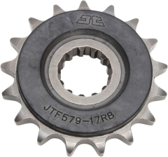 Ritzel Front 17t 530 Ru - Jtf1529.17rb Front Gummi Cushioned Ritzel 17 Teeth 50 Pitch Natural Scm420 Chromoly Steel Alloy