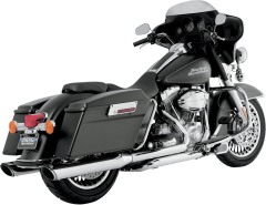 Schalld&auml;mpfer Tw-Sl rund 95-16fl - Schalld&auml;mpfer Twin Slash rund Chrome