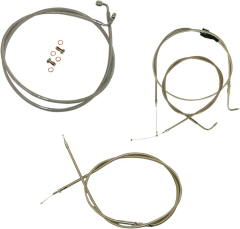 Standard Edelstahlflex-Bowdenzug-/Bremsleitungsset