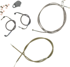 Standard Edelstahlflex-Bowdenzug-/Bremsleitungsset