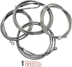 Standard Edelstahlflex-Bowdenzug-/Bremsleitungsset