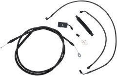 Standard Midnight Stahlflex-Bowdenzug-/Bremsleitungsset