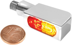 Trns Blokk Micro 3in1 C - Turn-Blinkleuchte 3-In-1 Blokk-Line Micro Led Beleuchtung Chrome