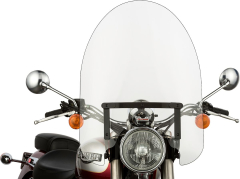 Wshld 22 Classic Clr Tpr - Windschutzscheibe Cruisers Ss-30 Classic Tapered Clear | schwarz 22"